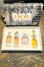 Dior Perfume Miniature Gift Set - 4 Mini Bottles in Dior Gift Box picture