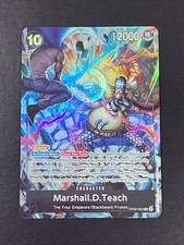 One Piece -English 2nd Anniversary Marshall.D.Teach OP09-093 (Promo) - NM picture