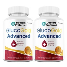Gluco Gold Advanced Capsules, Max Strength GlucoGold Supplement (2 Pack) picture