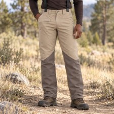 Blocker Outdoors Shield Hunting Pants Mens 34 Tan Brown Removable Suspenders picture