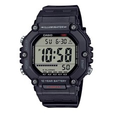 Casio Men’s Black Digital Sport Watch with Grey Dial - AE-1600H-1AVCF picture
