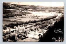 RPPC Aerial View Infrared Photo? Of Fairlee Vermont VT Real Photo Postcard picture