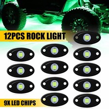 12pcs LED Universal Rock Green Light Underbody Glow Lamp Neon For Jeep Truck SUV picture