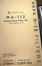 NEW Medify Air MA-112 Replacement Filter Set True HEPA H-13 (Two-Pack) picture