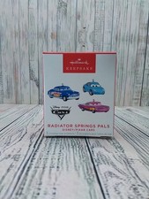 2023 Hallmark Ornament RADIATOR SPRINGS PALS Disney/Pixar CARS MINIATURE set/3 picture