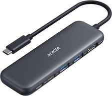 Anker 332 USB-C Hub (5-in-1) with 4K HDMI Display, 5Gbps and 2 5Gbps USB-A Data picture