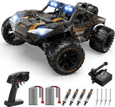 DEERC 9005E 1/14 RC Car 4WD Off Road Monster Truck 40KMH RTR 2 Batteries Gift picture