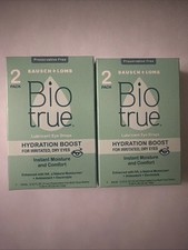 2 Boxes Bio true Hydration Boost For Irritated Dry Eyes  Exp 10/26+ picture