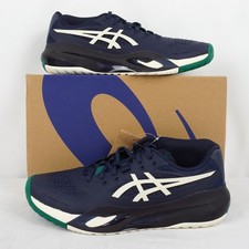 Asics GEL-RESOLUTION X Tennis Shoes In Midnight/Cream - Men's 10 (1041A481-400) picture