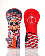 Pins & Aces Trump - Gulf of America - Fairway Cover Golf Head Cover picture