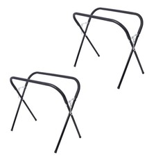 Collapsible Steel Work Stand Set 2‑Pack, 750LB Per‑Stand Load Capacity Workbench picture