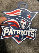 New England Patriots Huge 8” NFL Hype Chain Quality 3D Printed Necklace Football picture