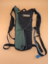 Camelback Classic Water Hydration Back Pack Hiking Green and Black picture