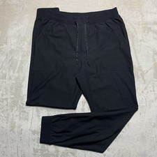 Lululemon ABC Skinny-Fit Jogger Pants Men's L Warpstreme Black 30” LM5SAQL picture