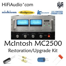 McIntosh MC2500 amplifier rebuild restoration recap upgrade kit filter capacitor picture