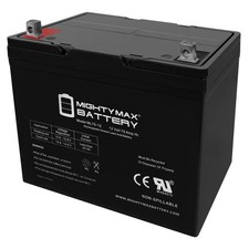 Mighty Max 12V 75Ah SLA Battery Replacement for Wayne WSB1275 picture