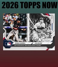 💥2026 Topps Now #710💥CORBIN CARROLL / GEHRIG 60 Triples 100 HR - Presale picture