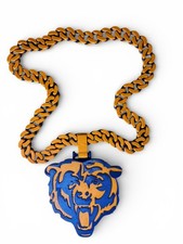 Chicago Bears Hype Chain Cuban Style Chain– Bold NFL Fan Jewelry picture