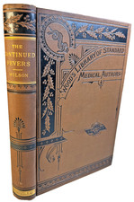 Antique Victorican Medical Book Ornate Decorative Fancy 1881 Typhoid Fever picture