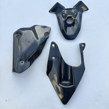 Ducati 848 Evo 1098 1198 Superbike Carbon Exhaust Mud Guard Ignition Star Carbon picture