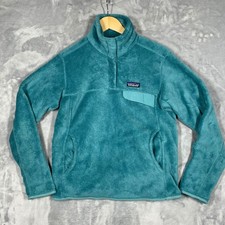 Patagonia Re-Tool Snap-T Fleece Pullover Teal Blue 25442 Womens Medium picture