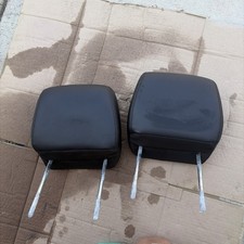 11-17 JEEP WRANGLER JK SET OF 2 FRONT LEFT & RIGHT SEAT LEATHER HEADREST OEM picture
