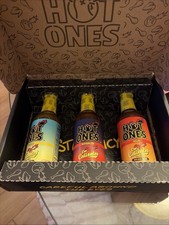Hot Ones Los Calientes 2.0 Hot Sauce Set 3-Pack Barbacoa Verde Rojo 5 fl oz picture
