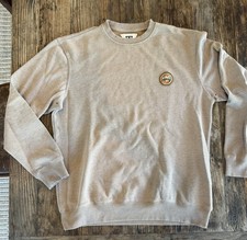 Vissla Size Large Tan Crew Neck Sweatshirt  picture