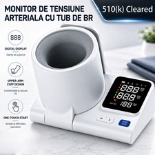 Medical Grade Blood Pressure Monitor 510(k) Cleared Upper Arm No-Wrap Cuff picture