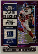 2023 Contenders Optic Saquon Barkley Purple Pulsar /26 Giants Eagles picture