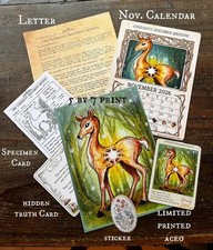 The Curiosity Specimens Archive Letter No. 002 The Hollow Deer ACEO picture