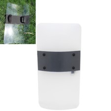 Clear Polycarbonate Shield Tough Anti-Riot Law Enforcement Police Shield 5.07lbs picture