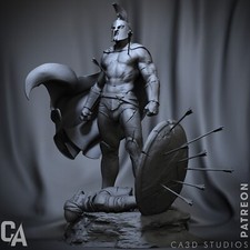 Leonidas king of Spartas modello in resina kit da assemblare e dipingere picture