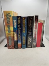 L Ron Hubbard SCIENTOLOGY / DIANETICS Lot Of 8 Lectures Books PB/HC & Casettes picture