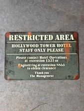 Disney MGM Studios Twilight Zone Tower of Terror sign prop picture