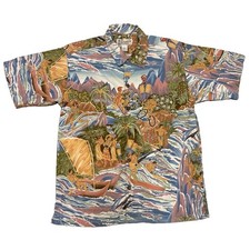 2004 Patagonia Pataloha Limited Edition “Paradise” Print Aloha Shirt  picture