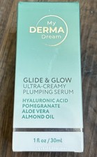 My Derma Dream Glide & Glow Ultra Creamy Plumping Serum 1 fl oz NEW SEALED 3/29 picture