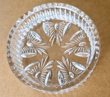 WATERFORD Millennium Best Wishes Wine Bottle Coaster 4.5” Diameter picture