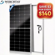 300W Watt Monocrystalline Solar Panel 12V Charging RV Camping Home Off-Grid Boat picture