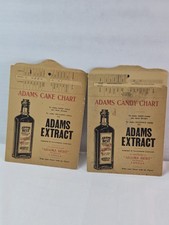 Vintage Adams Best Vanilla Cake & Candy Chart picture