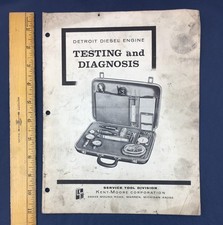 Vintage Detroit Diesel Testing & Diagnosis Kent-Moore Diagnostic Test Kit Guide picture