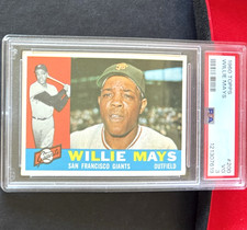 Willie Mays Topps 1960 Baseball Card PSA 3 #200 ***Centering***HOF picture