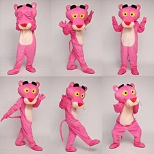 Halloween Cute Pink Panther of Adult Size Cartoon Mascot Costume Fancy Dress picture