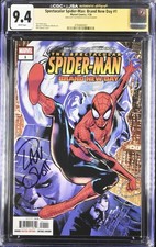 Spectacular Spider-Man Brand New Day #1 Comic Book Signed Dan Slott CGCxJSA 9.4 picture