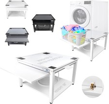 EZ Laundry Universal White Pedestal with Shelf for 27