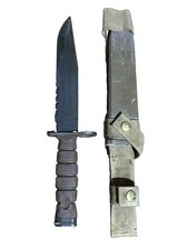 Vintage OKC3S Knife USMC Marine Corps Bayonet Ontario Knife Co & Scabbard picture