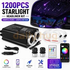 1200PCS Starlight Headliner Kit Twinkle Meteor Star Lights for Car Fiber Optic picture
