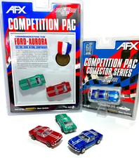 3pc Full Set 1966 FORD MUSTANG FASTBACK AFX Mega-G+ Slot Car Metallic Limtd. Ed. picture