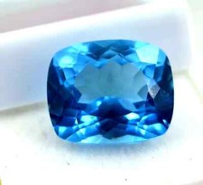 AAA 10.60 CT Natural Cushion Blue Namibia Jeremejevite Certified Loose Gemstone picture
