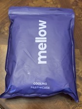 Mellow Cooling Pillowcase Standard Gray 2-Pack Hypoallergenic New In Plastic picture